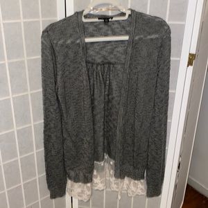 ❤️AB Studio lace trim cardigan